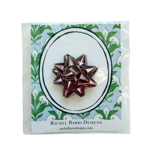 Holiday Bow Needle Minder