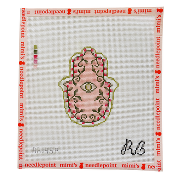 Garden Hamsa - Pink