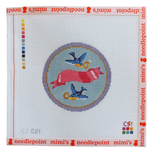 Love Birds Round - Blank