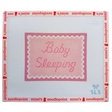 Baby Sleeping Pink Scallops
