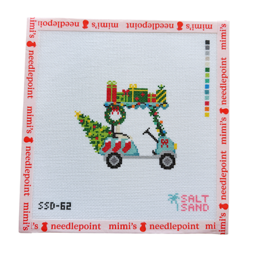 Christmas Golf Cart