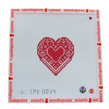 Red Heart Doily