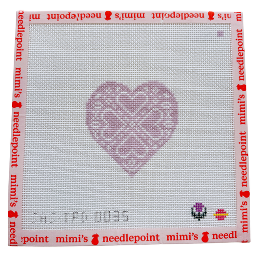 Purple Heart Doily