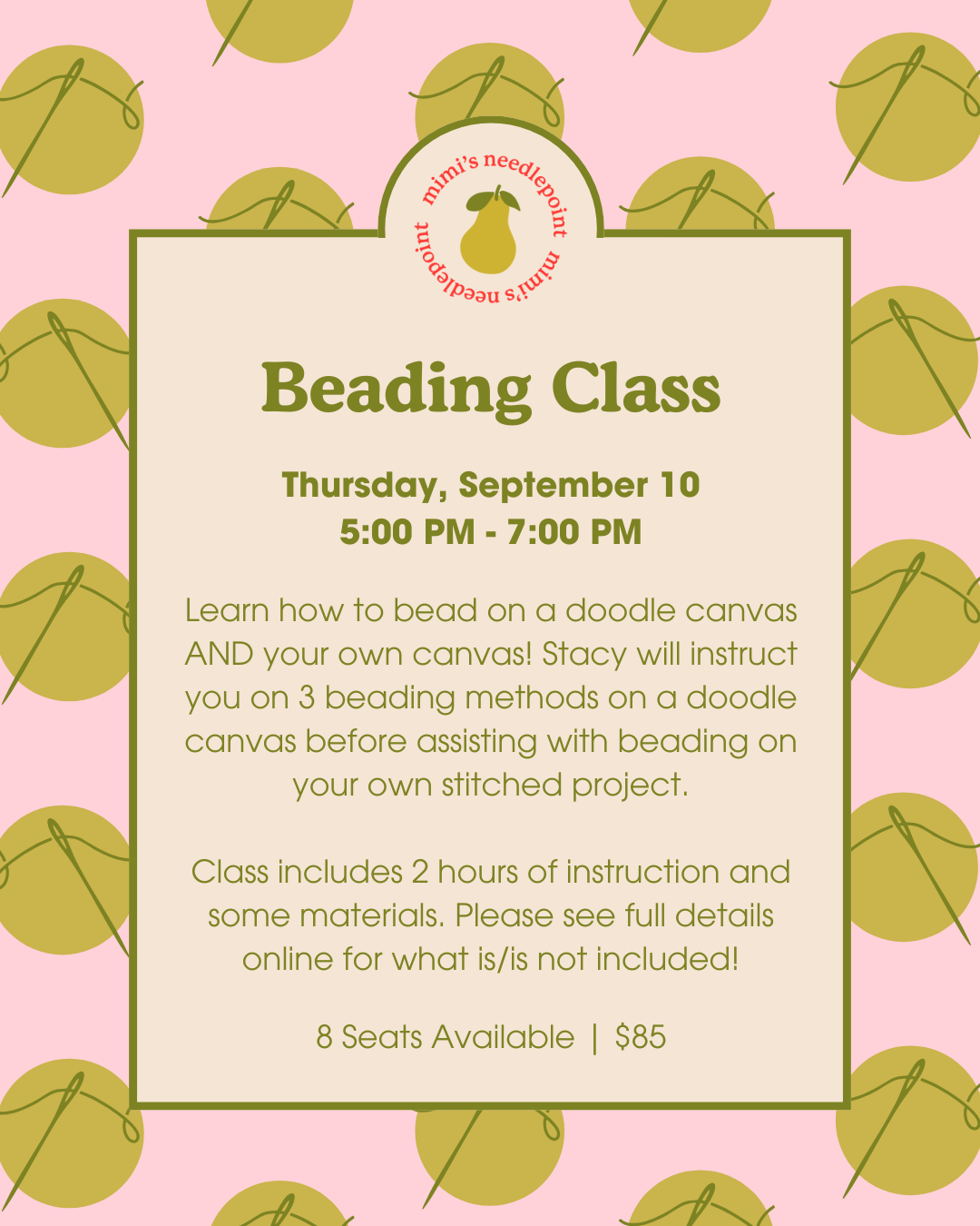Beading Class | September 10