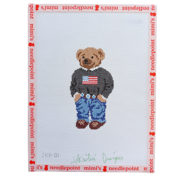Flag Sweater Bear