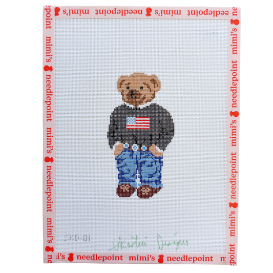 Flag Sweater Bear