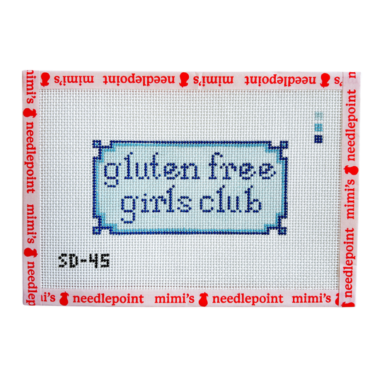 Blue Gluten Free Girls Club