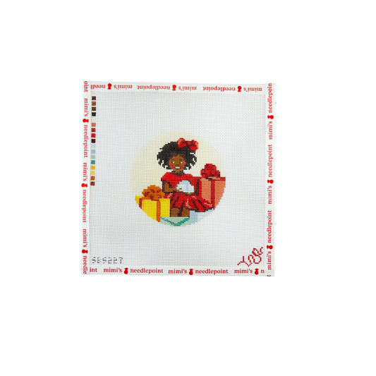 Girl with Presents - Heritage Christmas Collection