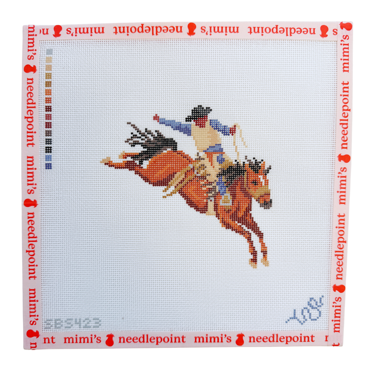 Black Rodeo Bronc Rider