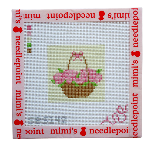 Pink Mini Hydrangea Basket