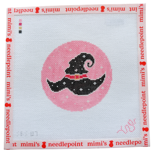 Pink and Spooky Witch Hat