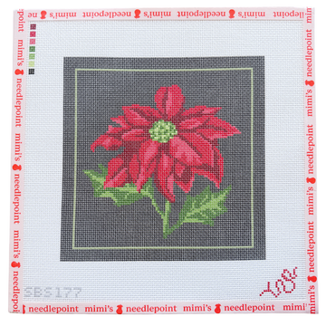 Dark Floral Poinsetta