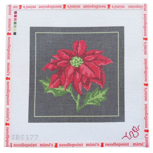 Dark Floral Poinsetta