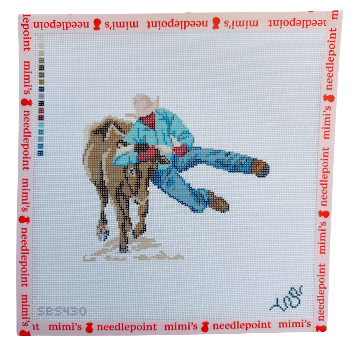 Black Rodeo Steer Wrestling