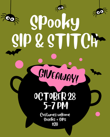 Spooky Sip & Stitch