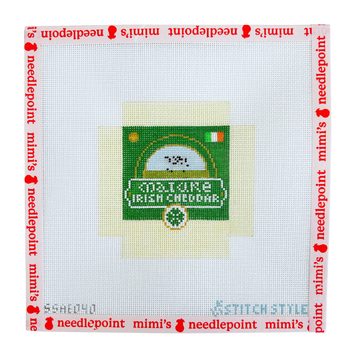 3D Wedge of Irish Cheddar Cheese