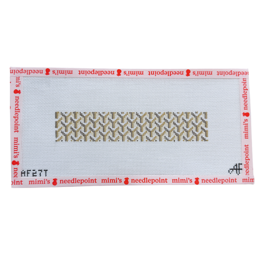 Y Pattern Clutch 14 Mesh Keychain Tan