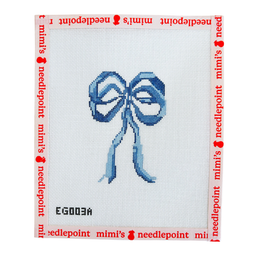 Eleven Gables: Blue Bow Needlepoint Canvases