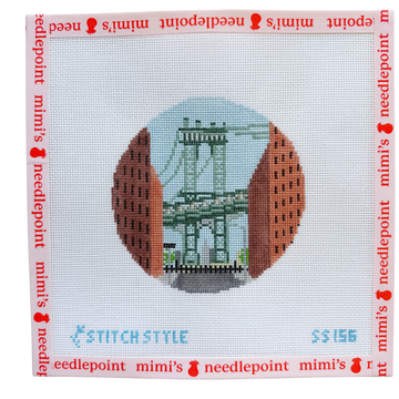 New York Manhattan Bridge with Stitch Guide