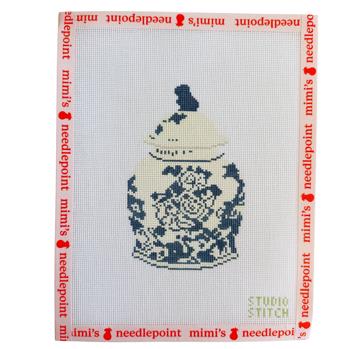 Blue and White Ginger Jar