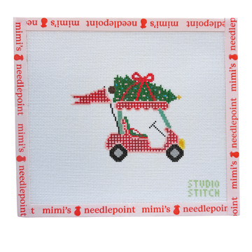 Christmas Golf Cart