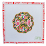 Rose Medallion Scalloped Plate