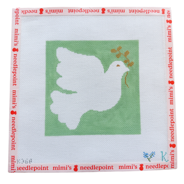 Dove with Olive Branch - Green
