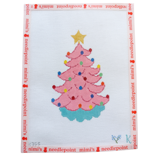 Vintage Christmas Tree - Pink