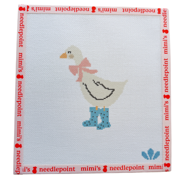 Duck in Rainboots Pink & Blue