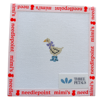 Mini Duck in Rainboots Purple & Blue