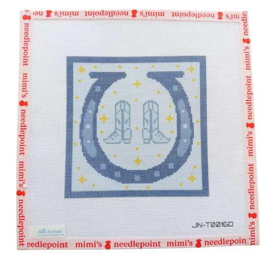 Horseshoe Boots - Blue