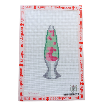 Groovy Lamp - Mint & Pink