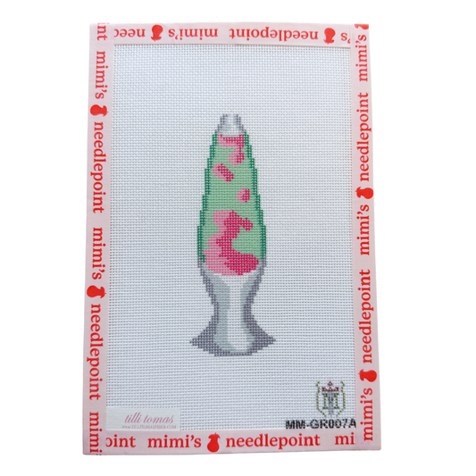 Groovy Lamp - Mint & Pink