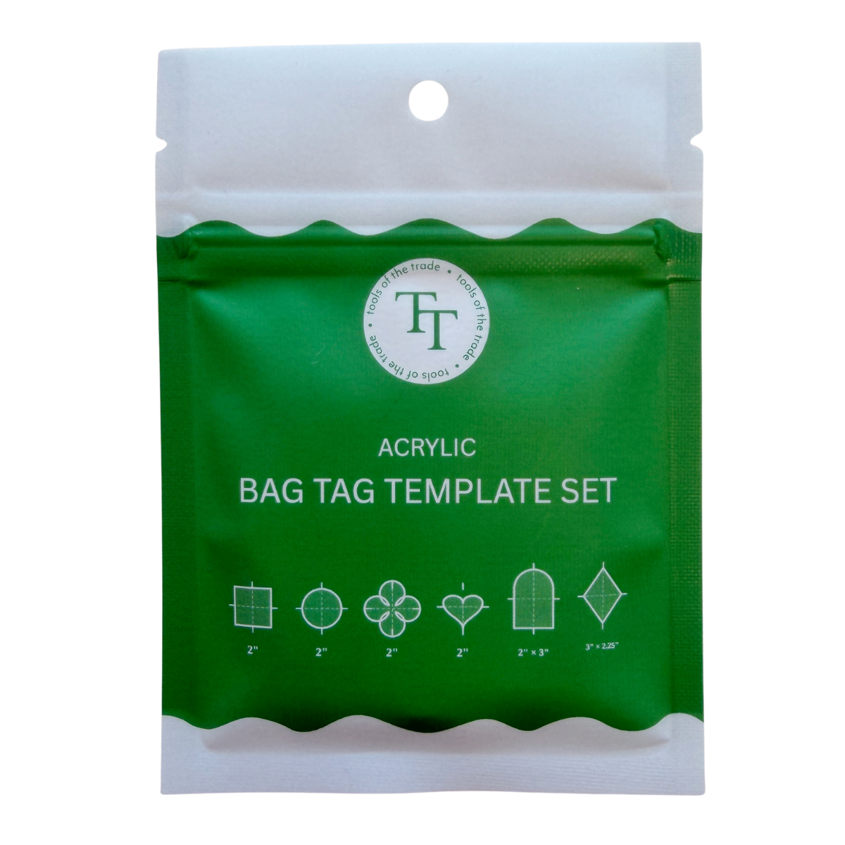 Bag Tag Template for Needlepoint