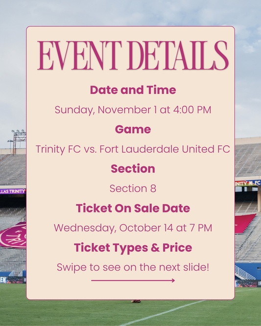 Stitch and Pitch: Soccer Edition | November 1, 2026