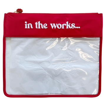 In The Works Project Bag Burgundy