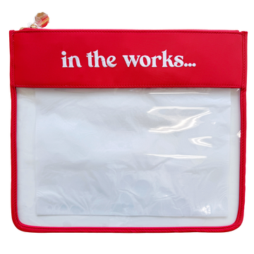 In The Works Project Bag Cherry