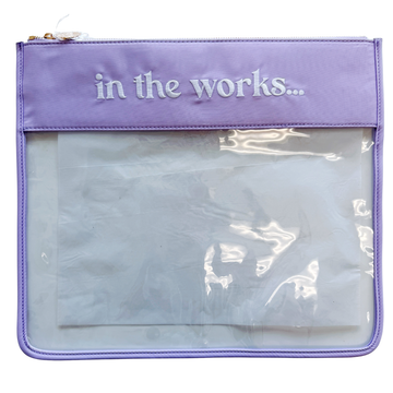 In The Works Project Bag Lavender