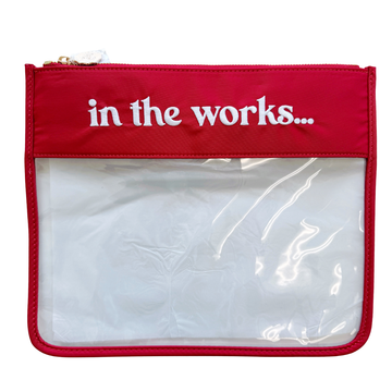Tiny In The Works Project Bag Burgundy
