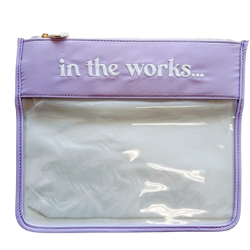 Tiny In The Works Project Bag Lavender