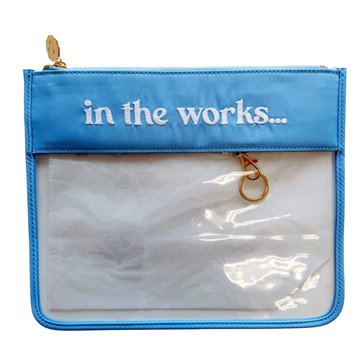 Tiny In The Works Project Bag Baby Blue