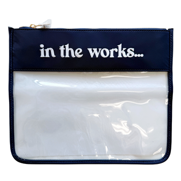 Tiny In The Works Project Bag Navy