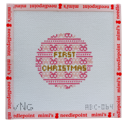 First Christmas Pink