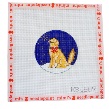 Midnight Golden Retriever Round