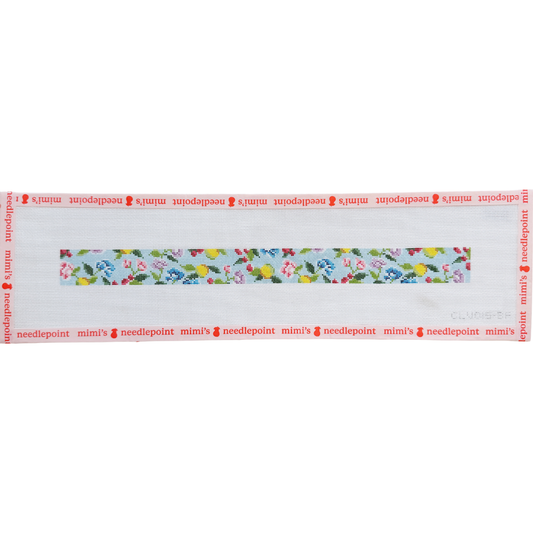 Blue Floral Dog Collar