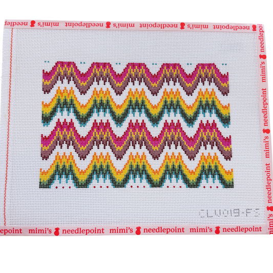 Flame Stitch Clutch
