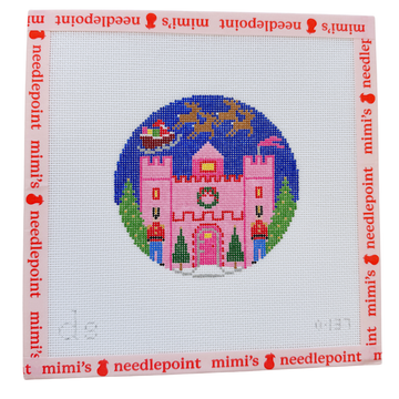 Pink Castle Ornament