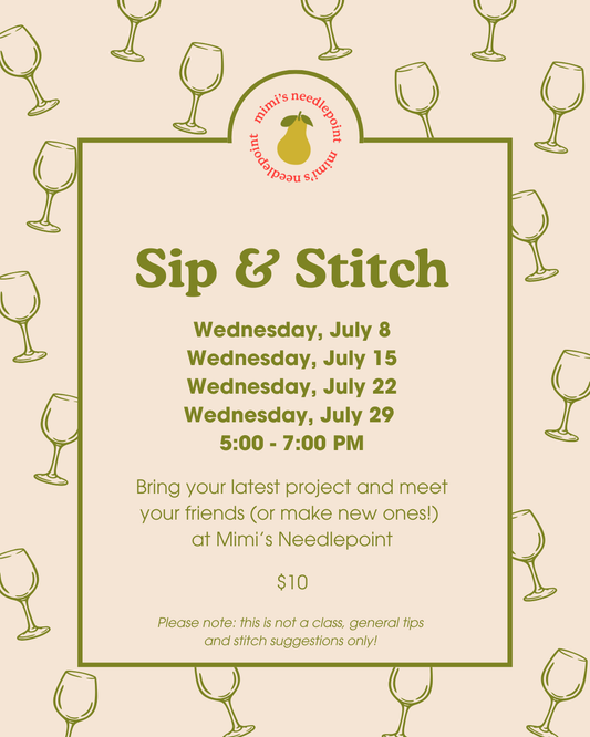 Sip & Stitch | July 2026