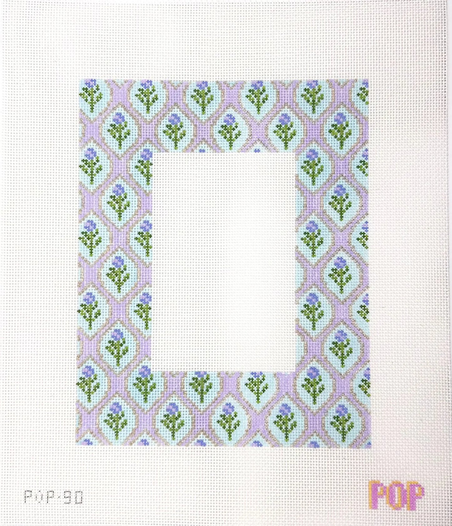 Purple Floral Frame- Trunk Show
