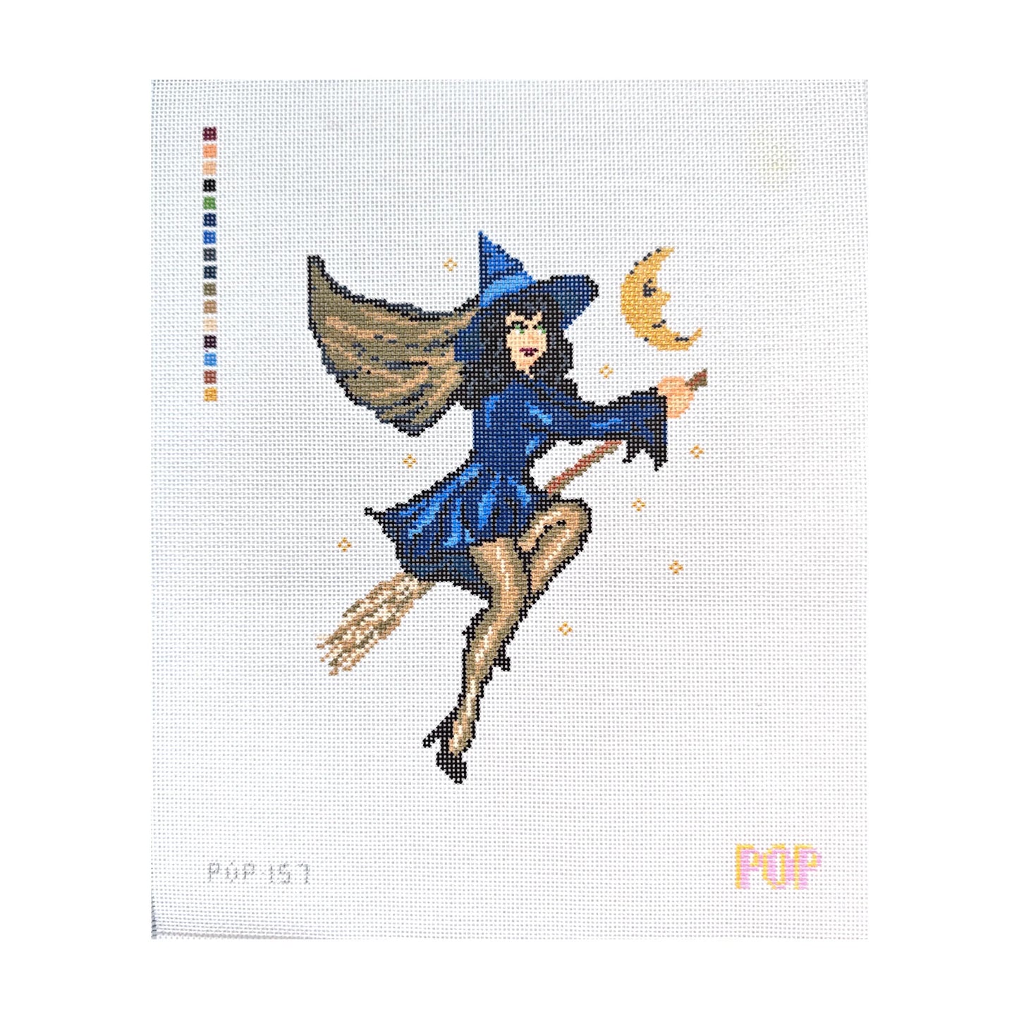 Retro Witch in Blue- Trunk Show
